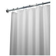 thumbnail image 1 of iDesign White Solid Print Polyester Shower Liner, 84" x 72", 1 of 9