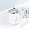 thumbnail image 1 of iDesign York Glass Apothecary Canning Jar for Vanity & Bathroom Essentials, Chrome Silver Lid, 1 of 6
