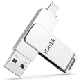 thumbnail image 1 of iDiskk 256GB MFi Certified Flash Drive Photo Stick for iPhone, iPad, MacBook, Laptops, PC, 1 of 8