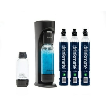 iDrinkproducts Inc. Drinkmate Ultimate Bundle,  Carbonates ANY drink - N/A Black