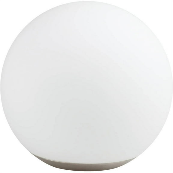 iDual ES06344G Dahlia Portable Glass Table Lamp with Remote Control Capabilities