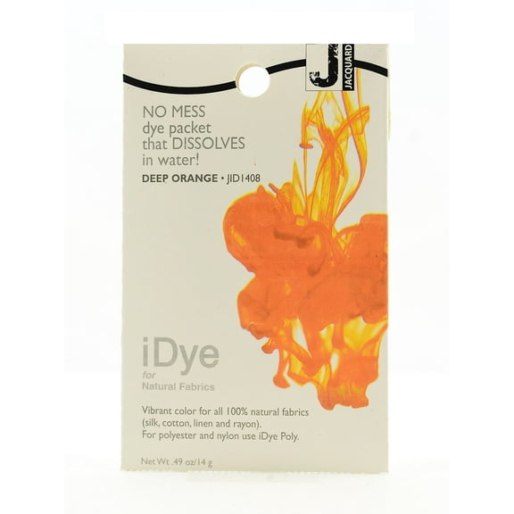 iDye natural, deep orange (pack of 6)