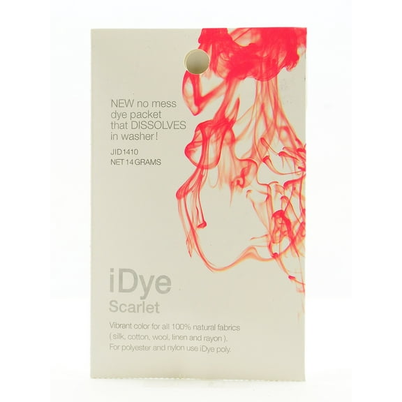 iDye natural, scarlet (pack of 6)