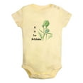 thumbnail image 1 of iDzn A is For Artichoke Funny Rompers For Babies, Newborn Baby Unisex Bodysuits, Infant Jumpsuits, Toddler 0-12 Months Kids One-Piece Oufits (Yellow, 0-6 Months), 1 of 1