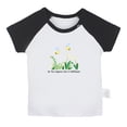 thumbnail image 1 of iDzn Do You Suppose She's A Wildflower Funny T shirt For Baby, Newborn Babies T-shirts, Infant Tops, 0-24M Kids Graphic Tees Clothing (Short Black Raglan T-shirt, 18-24 Months), 1 of 4