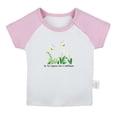 thumbnail image 1 of iDzn Do You Suppose She's A Wildflower Funny T shirt For Baby, Newborn Babies T-shirts, Infant Tops, 0-24M Kids Graphic Tees Clothing (Short Pink Raglan T-shirt, 0-6 Months), 1 of 5