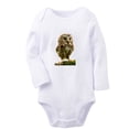 thumbnail image 1 of iDzn Don't Worry I'm Not Tired Funny Rompers, Newborn Baby Unisex Bodysuits, Infant Animal Owl Graphic Jumpsuits, Toddler Kids Long Sleeve Oufits (White, 6-12 Months), 1 of 5