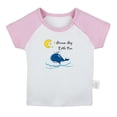 thumbnail image 1 of iDzn Dream Big Little One Funny T shirt For Baby, Newborn Babies T-shirts, Infant Tops, 0-24M Kids Graphic Tees Clothing (Short Pink Raglan T-shirt, 12-18 Months), 1 of 4