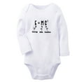 thumbnail image 1 of iDzn E=MC2 Energy Milk Cuddles Funny Rompers, Newborn Baby Unisex Bodysuits, Infant Jumpsuits, Toddler Kids Long Sleeve Oufits (White, 0-6 Months), 1 of 5