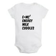 thumbnail image 1 of iDzn Energy Milk Cuddles Funny Rompers For Babies, Newborn Baby Unisex Bodysuits, Infant Jumpsuits, Toddler 0-24 Months Kids One-Piece Oufits, 1 of 5