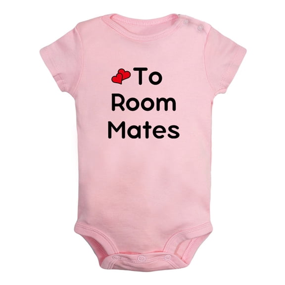 iDzn From Womb Mates To Room Mates Funny Rompers For Babies, Newborn Baby Unisex Bodysuits, Infant Jumpsuits, Toddler 0-24 Months Kids One-Piece Oufits