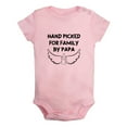 thumbnail image 1 of iDzn Hand Picked for Earth by PAPA Funny Rompers For Babies, Newborn Baby Unisex Bodysuits, Infant Jumpsuits, Toddler 0-24 Months Kids One-Piece Oufits, 1 of 5