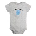 thumbnail image 1 of iDzn Hippo Hungry Hungry Funny Rompers For Babies, Newborn Baby Unisex Bodysuits, Infant Jumpsuits, Toddler 0-24 Months Kids One-Piece Oufits, 1 of 4
