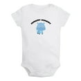 thumbnail image 1 of iDzn Hippo Hungry Hungry Funny Rompers For Babies, Newborn Baby Unisex Bodysuits, Infant Jumpsuits, Toddler 0-24 Months Kids One-Piece Oufits, 1 of 5