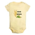 thumbnail image 1 of iDzn Home Grown Funny Rompers For Babies, Newborn Baby Unisex Bodysuits, Infant Jumpsuits, Toddler 0-24 Months Kids One-Piece Oufits, 1 of 4