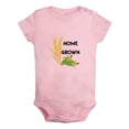 thumbnail image 1 of iDzn Home Grown Funny Rompers For Babies, Newborn Baby Unisex Bodysuits, Infant Jumpsuits, Toddler 0-24 Months Kids One-Piece Oufits, 1 of 5