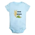 thumbnail image 1 of iDzn Home Grown Funny Rompers For Babies, Newborn Baby Unisex Bodysuits, Infant Jumpsuits, Toddler 0-24 Months Kids One-Piece Oufits, 1 of 5