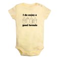 thumbnail image 1 of iDzn I Do Enjoy A Good Formula Funny Rompers For Babies, Newborn Baby Unisex Bodysuits, Infant Jumpsuits, Toddler 0-24 Months Kids One-Piece Oufits, 1 of 4