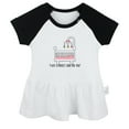 thumbnail image 1 of iDzn I Got A Perfect Crib For You Funny Dresses For Baby, Newborn Babies Skirts, Infant Princess Dress, 0-24M Kids Graphic Clothes (Black Raglan Dresses, 0-6 Months), 1 of 5