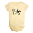 thumbnail image 1 of iDzn I Like Tennis I'm Told Funny Rompers For Babies, Newborn Baby Unisex Bodysuits, Infant Jumpsuits, Toddler 0-24 Months Kids One-Piece Oufits, 1 of 5