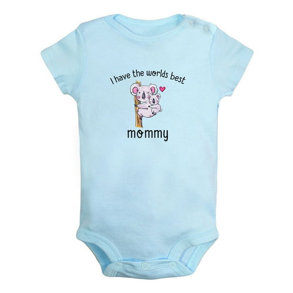 iDzn I Have The Worlds Best Mommy Funny Rompers For Babies, Newborn Baby Unisex Bodysuits, Infant Jumpsuits, Toddler 0-24 Months Kids One-Piece Oufits