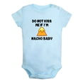 thumbnail image 1 of iDzn Do Not Kiss Me If I'm Nacho Baby Funny Rompers For Babies, Newborn Baby Unisex Bodysuits, Infant Jumpsuits, Toddler 0-24 Months Kids One-Piece Oufits, 1 of 4