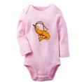 thumbnail image 1 of iDzn Little Baby Cute Rompers, Newborn Babies Unisex Bodysuits, Infant Animal Lobster Graphic Jumpsuits, Toddler Kids Long Sleeve Oufits (Pink, 6-12 Months), 1 of 5