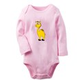 thumbnail image 1 of iDzn Little Baby Cute Rompers, Newborn Baby Unisex Bodysuits, Infant Animal Camel Graphic Jumpsuits, Toddler Kids Long Sleeve Oufits (Pink, 6-12 Months), 1 of 4