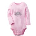 thumbnail image 1 of iDzn Little Baby Cute Rompers, Newborn Baby Unisex Bodysuits, Infant Animal Spider Graphic Jumpsuits, Toddler Kids Long Sleeve Oufits (Pink, 0-6 Months), 1 of 4