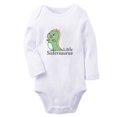 thumbnail image 1 of iDzn Little Sistersaurus Funny Rompers, Newborn Baby Unisex Bodysuits, Infant Jumpsuits, Toddler Kids Long Sleeve Oufits (White, 0-6 Months), 1 of 5