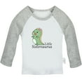 thumbnail image 1 of iDzn Little Sistersaurus Funny T shirt For Baby, Newborn Babies T-shirts, Infant Tops, 0-24M Kids Graphic Tees Clothing (Long Gray Raglan T-shirt, 12-18 Months), 1 of 5