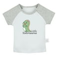 thumbnail image 1 of iDzn Little Sistersaurus Funny T shirt For Baby, Newborn Babies T-shirts, Infant Tops, 0-24M Kids Graphic Tees Clothing (Short Gray Raglan T-shirt, 12-18 Months), 1 of 4