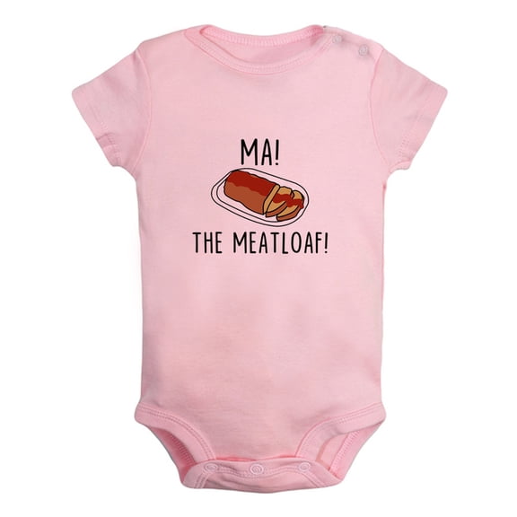iDzn Ma! The Meatloaf Funny Rompers For Babies, Newborn Baby Unisex Bodysuits, Infant Jumpsuits, Toddler 0-24 Months Kids One-Piece Oufits