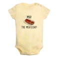 thumbnail image 1 of iDzn Ma! The Meatloaf Funny Rompers For Babies, Newborn Baby Unisex Bodysuits, Infant Jumpsuits, Toddler 0-24 Months Kids One-Piece Oufits, 1 of 4