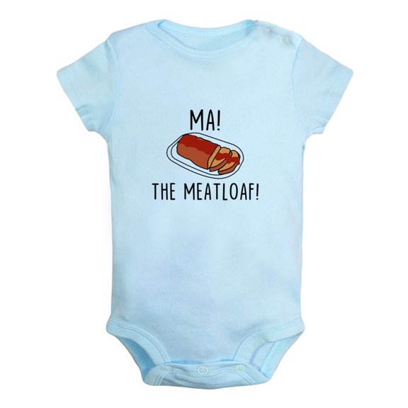 iDzn Ma! The Meatloaf Funny Rompers For Babies, Newborn Baby Unisex Bodysuits, Infant Jumpsuits, Toddler 0-24 Months Kids One-Piece Oufits