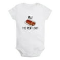 thumbnail image 1 of iDzn Ma! The Meatloaf Funny Rompers For Babies, Newborn Baby Unisex Bodysuits, Infant Jumpsuits, Toddler 0-24 Months Kids One-Piece Oufits, 1 of 4