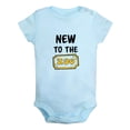 thumbnail image 1 of iDzn New To The Zoo Funny Rompers For Babies, Newborn Baby Unisex Bodysuits, Infant Jumpsuits, Toddler 0-24 Months Kids One-Piece Oufits, 1 of 4