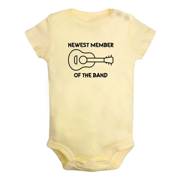iDzn Newest Member Of The Band Funny Rompers For Babies, Newborn Baby Unisex Bodysuits, Infant Jumpsuits, Toddler 0-24 Months Kids One-Piece Oufits