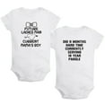 thumbnail image 1 of iDzn Pack of 2, Future Ladies Man Current Mama's Boy & Did 9 Months Hard Time Serving 18 Years Parole Funny Rompers For Babies, Newborn Baby Bodysuits, Infant Jumpsuits, Toddler One-Piece Oufits, 1 of 5