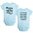 thumbnail image 1 of iDzn Pack of 2, Got My Mind On My Mommy & Mommy Is Way More Fun Now That She Can Drink Again Funny Rompers For Babies, Newborn Baby Unisex Bodysuits, Infant Jumpsuits, Toddler One-Piece Oufits, 1 of 5