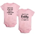 thumbnail image 1 of iDzn Pack of 2, That Smell Is Coming From My Dad & Ain't No Daddy Like The One I Got Funny Rompers For Babies, Newborn Baby Unisex Bodysuits, Infant Jumpsuits, Toddler 0-24M Kids One-Piece Oufits, 1 of 5