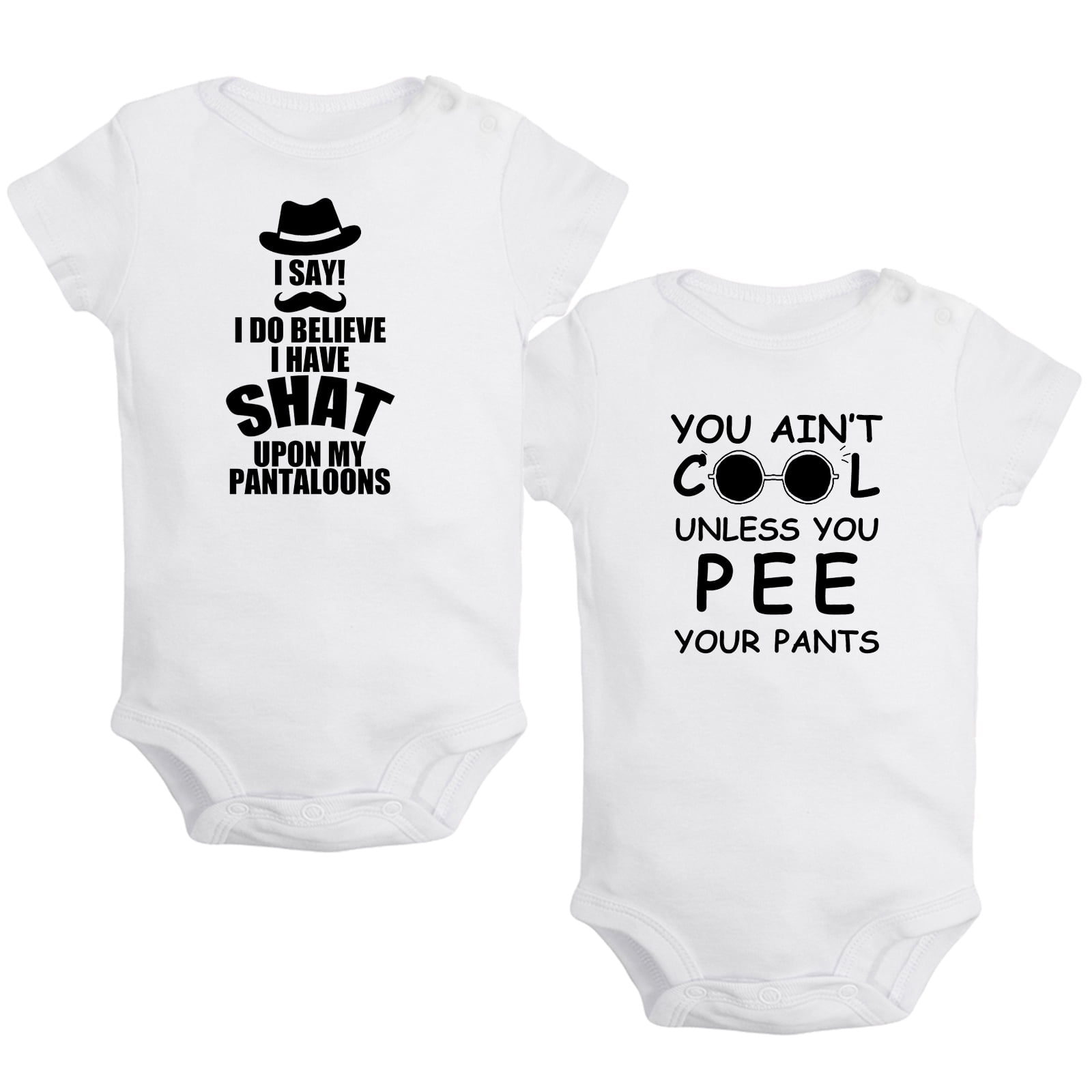 iDzn Pack of 2, You Ain't Cool Unless You Pee Your Pants & I Have Shat