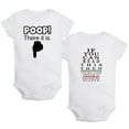 thumbnail image 1 of iDzn Pack of 2, You're Close Enough To Change My Diaper & Poop There It is Funny Rompers For Babies, Newborn Baby Unisex Bodysuits, Infant Jumpsuits, Toddler 0-24 Months Kids One-Piece Oufits, 1 of 5