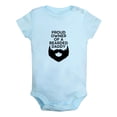 thumbnail image 1 of iDzn Proud Owner of a Bearded Dad Funny Rompers For Babies, Newborn Baby Unisex Bodysuits, Infant Jumpsuits, Toddler 0-24 Months Kids One-Piece Oufits, 1 of 5