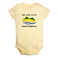thumbnail image 1 of iDzn She Will Move Mountains Funny Rompers For Babies, Newborn Baby Unisex Bodysuits, Infant Jumpsuits, Toddler 0-12 Months Kids One-Piece Oufits (Yellow, 0-6 Months), 1 of 4