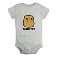 thumbnail image 1 of iDzn Tater Tot Funny Rompers For Babies, Newborn Baby Unisex Bodysuits, Infant Jumpsuits, Toddler 0-24 Months Kids One-Piece Oufits, 1 of 5