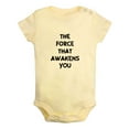 thumbnail image 1 of iDzn The Force That Awakens You Funny Rompers For Babies, Newborn Baby Unisex Bodysuits, Infant Jumpsuits, Toddler 0-24 Months Kids One-Piece Oufits, 1 of 5