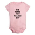 thumbnail image 1 of iDzn The Force That Awakens You Funny Rompers For Babies, Newborn Baby Unisex Bodysuits, Infant Jumpsuits, Toddler 0-24 Months Kids One-Piece Oufits, 1 of 4