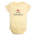 thumbnail image 1 of iDzn Tiny Valentine Funny Rompers For Babies, Newborn Baby Unisex Bodysuits, Infant Jumpsuits, Toddler 0-24 Months Kids One-Piece Oufits, 1 of 4