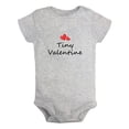 thumbnail image 1 of iDzn Tiny Valentine Funny Rompers For Babies, Newborn Baby Unisex Bodysuits, Infant Jumpsuits, Toddler 0-24 Months Kids One-Piece Oufits, 1 of 5